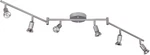 59351 Payton 6-LIGHT Foldable Track Lighting, Matte Silver. Fixed Price $71.99.