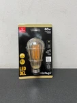 Globe 73193 ST19 Vintage Edison Led Bulb, 60W Eq, Warm Amber, Dimmable. Fixed Price $10.38.