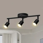 Auquee 3 Track Lighting Fixtures Ceiling, 12W/2700K Black. Fixed Price $64.83.