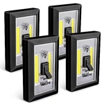 Led Night Switch, 200 Lumen Wireless Cob Lamps Light, 4 Black. Fixed Price $24.29.