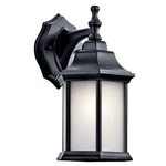 Kichler 9776BKS Chesapeake 11.75" Outdoor Wall Lantern In Black. Fixed Price $75.97.