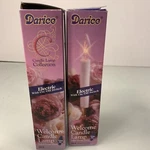 Set Of 2 Darice Electric Welcome Candles 7 Watt Lamp Brass Base White. Fixed Price $9.90.