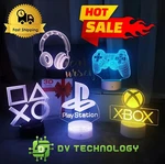 3D Led Lamp Gaming Room Decor Usb 16 Colors With Remote Control Night Light. Fixed Price $17.00.