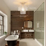 110V Modern Crystal Ceiling Fixture Pendant Lamp Chandelier Lighting 270MM. Fixed Price $40.16.