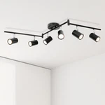 Ketom 6-LIGHT Track Lighting Fixtures Ceiling, Light, Matte Black 6-HEADS. Fixed Price $60.99.