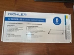 Kichler 4U30K08WHT Series Led 8" 3000K Under Cabinet Lighting Textured Whit. Fixed Price $25.00.