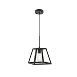 Living District Resolute 1-LT Pendant, Black LD4061D10BK. Fixed Price $84.00.