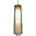 Afx Lighting Spun Led Pendant 4000K 120-277V, Nickel/smoke SPP1000L40D2SNSM. Fixed Price $135.99.