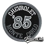 1985 Chevrolet Monte Carlo Embroidered Patch Black/dark Gray Iron-on Sew-on Hat. Fixed Price $17.99.