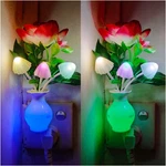 Ausaye 2 Sensor Led Night Light Plug-in Pack, Pink, Green, Orange. Fixed Price $17.37.