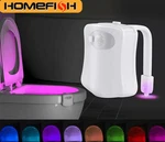 1PC Motion Sensor Rgb Toilet Night Light 8 Colors Bathroom Led Lamp - New. Fixed Price $11.29.