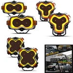Novsight Halo 3-6" Led Work Lights Pod Off Road Spotlight Flood Lamp Combo Blubs. Fixed Price $239.03.