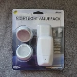 Westek 4 Plug In Led Night Light Set- 2 Curved And Directional Automatic. Fixed Price $14.99.