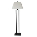 Fangio Lighting 60" Contemporary Metal Floor Lamp, Bronze W-12718. Fixed Price $217.99.