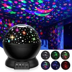 Projector Night Light Starry Sky Moon Lamp. Fixed Price $5.39.