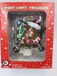 Night Light Veilleuse Christmas Santa Reindeer Wall Indoor Plug. Fixed Price $17.49.