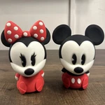 Disney Softpal Mickey And Minnie Led Night Light Phillips (no Charger Base) A5. Fixed Price $19.99.