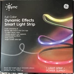 Ge Cync 16FT Indoor Bluetooth/wi-fi Color Changing Smart Led Light Strip. Fixed Price $75.00.