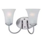 Maxim Lighting 10052FTSN Logan 2-LIGHT 14" Wide Satin Nickel Vanity. Fixed Price $60.00.