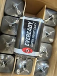 Pack Eveready 6 Volt Lantern Battery 1209 Super Heavy Duty New Sealed. Fixed Price $64.95.