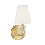 Trade Winds Bianca 1-LIGHT Wall Sconce Natural Brass. Fixed Price $140.00.