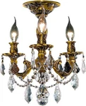 Elegant Rosalia Vintage Gold Flush Mount Light. Fixed Price $749.00.