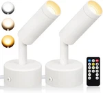 Dimmable Spot Lights Indoor, Remote Controlled With Timer, 3W White. Fixed Price $51.46.