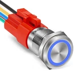 Xinyiele 16MM Latching 12V Push Button Switch Off,waterproof Stainless Ste.... Fixed Price $15.67.