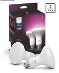 Philips Hue BR30 Led Smart Light Bulbs 2PACK,FLICKER-FREE 85W,GOOGLE,ALEXA,APPLE. Fixed Price $44.99.