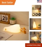 Led Duck Night Light Dimmable Rechargeable Silicone Baby Nursery Lamp. Fixed Price $29.45.