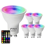 6-PACK GU10 Led Bulbs Changing Light With Remote Control Rgb 30COLOR. Fixed Price $25.99.