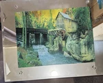 Vintage Motion Image Lamp Moving Waterfall Light. Water/bird Sound. Tested Works. Fixed Price $50.00.