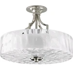 Progress P3434-104 Caress Collection Two-light 16" Semi-flush Mount. Fixed Price $265.00.