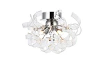 Elegant Lighting Ritz 14" Flush Mount Chrome. Fixed Price $212.00.