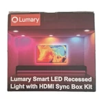 Lumary Smart Led Recessed Lights With Hdmi Sync Box Kit 4 Pack New. Fixed Price $98.00.