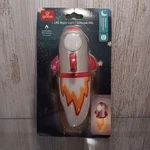 Globe Rocket Night Light Electric Auto On/off Led With Flicker Flame New. Fixed Price $7.00.