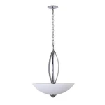 Yosemite Home Decor 179-3UCHAN-20CH 3-LIGHT Bowl Chandelier With Opal Glass, 20". Fixed Price $85.99.