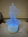 Marvel Captain America Color Changing Night Light Usb Battery Powered. Fixed Price $8.80.