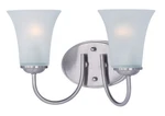 Maxim Lighting 10052FTSN Logan 2-LIGHT Vanity Satin Nickel Frosted Glass. Fixed Price $60.00.