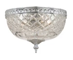 Crystorama 117-8-CH Richmond 2-LIGHT Lead Crystal Flush Mount. Fixed Price $198.00.