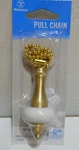 Lot Of 6 Westinghouse 77095 Brass, White Ceramic Pendant Pull Chain 12". Fixed Price $14.99.