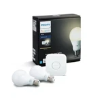 Philips Hue White (A19) Starter Kit (2 Bulbs & Bridge) - Brand New. Fixed Price $59.88.