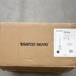 Satco Nuvo 1-LIGHT Mini Pendant Brushed Nickel Satin White Glass 60-2866. Fixed Price $25.00.