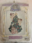 Nip 1997 Dreamsicles Christmas Tree Cherub Angel Cross Stitch Kit #113323. Fixed Price $23.99.