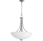 Quorum 8060-4-64 Reyes 19.5" 4-LIGHT Bowl Pendant In Classic Nickel. Fixed Price $288.00.