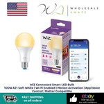 Wiz Connected Smart Bulb 100W A21 Soft White Wi-fi Enabled Motion. Fixed Price $14.99.