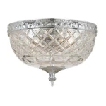 Crystorama 2 Light Chrome Crystal Ceiling Mount 117-8-CH. Fixed Price $198.00.