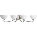 Progress Lighting Rave 4-LIGHT 35.125-IN Brushed Nickel Bowl Vanity. Fixed Price $49.99.