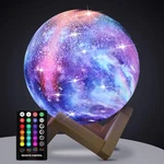 Moon Lamp, Kids Night Light Galaxy - 16 Colors With Wood Stan.... Fixed Price $24.48.