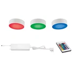 Commercial Electric Plug-in 3-LIGHT Led Rgbw Puck With Color Changing New. Fixed Price $32.29.